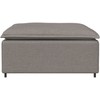 Modulinė sofa, pakojų modulis, pilkai ruda, 100x100x48 cm