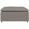 Modulinė sofa, pakojų modulis, pilkai ruda, 100x100x48 cm
