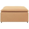 Modulinė sofa, pakojų modulis, smėlio spalvos, 100x100x48 cm