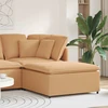 Modulinė sofa, pakojų modulis, smėlio spalvos, 100x100x48 cm