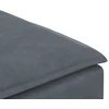 Modulinė sofa, pakojų modulis, tamsiai pilka, 100x100x48 cm
