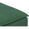 Modulinė sofa, pakojų modulis, tamsiai žalia, 100x100x48 cm