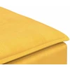 Modulinė sofa, pakojų pakojis, šviesiai geltonas, 100x100x48 cm