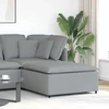 Modulinė sofa, pakojų pakojis, šviesiai pilka, 100x100x48 cm