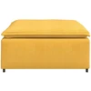 Modulinė sofa, pakojų pakojis, šviesiai geltonas, 100x100x48 cm
