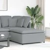 Modulinė sofa, pakojų pakojis, šviesiai pilka, 100x100x48 cm
