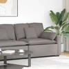 Modulinė sofa, porankis, galo modulis su pagalvėlėmis, pilkai ruda, 100 cm