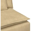 Modulinė sofa su centriniu moduliu, pilkai žalia, 100 cm