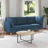 Modulinė sofa su laikymo vieta 3 vnt. Mėlyna Audinys