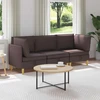 Modulinė sofa su laikymo vieta 3 vnt. Tamsiai rudas Audinys