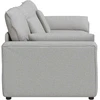 Modulinė sofa su pagalvėlėmis, debesų pilka
