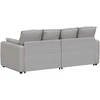 Modulinė sofa su pagalvėlėmis, debesų pilka