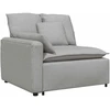 Modulinė sofa su pagalvėlėmis, debesų pilka