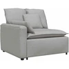 Modulinė sofa su pagalvėlėmis, debesų pilka