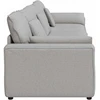 Modulinė sofa su pagalvėlėmis, debesų pilka