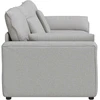Modulinė sofa su pagalvėlėmis, debesų pilka
