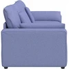 Modulinė sofa su pagalvėlėmis, džinsinės mėlynos spalvos