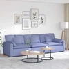 Modulinė sofa su pagalvėlėmis, džinsinės mėlynos spalvos