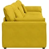 Modulinė sofa su pagalvėlėmis, geltona