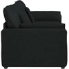 Modulinė sofa su pagalvėlėmis, juoda