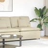 Modulinė sofa su pagalvėlėmis, kreminės spalvos, 100 cm