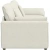 Modulinė sofa su pagalvėlėmis, kreminės spalvos