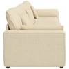 Modulinė sofa su pagalvėlėmis, kreminės spalvos