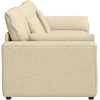 Modulinė sofa su pagalvėlėmis, kreminės spalvos