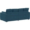 Modulinė sofa su pagalvėlėmis, mėlyna