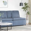 Modulinė sofa su pagalvėlėmis, mėlyna, 100 cm