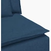 Modulinė sofa su pagalvėlėmis, mėlyna, 100 cm