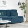 Modulinė sofa su pagalvėlėmis, mėlyna, 100 cm