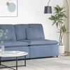 Modulinė sofa su pagalvėlėmis, mėlyna, 100 cm