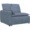Modulinė sofa su pagalvėlėmis, mėlyna