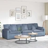 Modulinė sofa su pagalvėlėmis, mėlyna