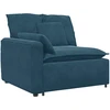 Modulinė sofa su pagalvėlėmis, mėlyna