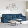 Modulinė sofa su pagalvėlėmis, mėlyna