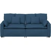 Modulinė sofa su pagalvėlėmis, mėlyna