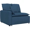 Modulinė sofa su pagalvėlėmis, mėlyna