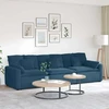 Modulinė sofa su pagalvėlėmis, mėlyna