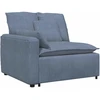 Modulinė sofa su pagalvėlėmis, mėlyna