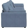 Modulinė sofa su pagalvėlėmis, mėlyna