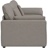 Modulinė sofa su pagalvėlėmis, pilkai ruda