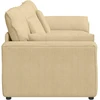 Modulinė sofa su pagalvėlėmis, pilkai žalia