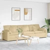 Modulinė sofa su pagalvėlėmis, pilkai žalia