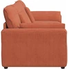 Modulinė sofa su pagalvėlėmis, raudonai oranžinė