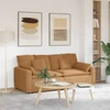 Modulinė sofa su pagalvėlėmis, smėlio spalvos