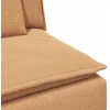 Modulinė sofa su pagalvėlėmis, smėlio spalvos, 100 cm