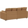 Modulinė sofa su pagalvėlėmis, smėlio spalvos