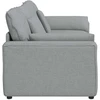 Modulinė sofa su pagalvėlėmis, šviesiai pilka